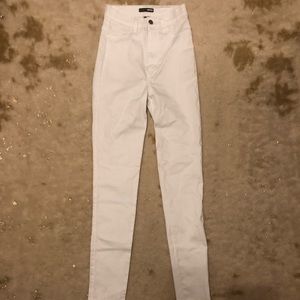 Fashion Nova White Skinny NWOT